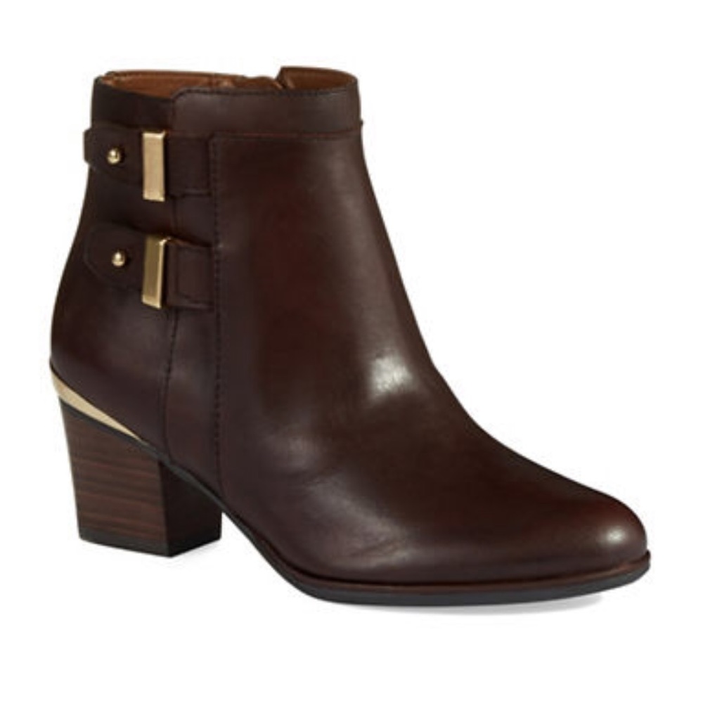 Booties Dark Brown Isaac Mizrahi (7.5)